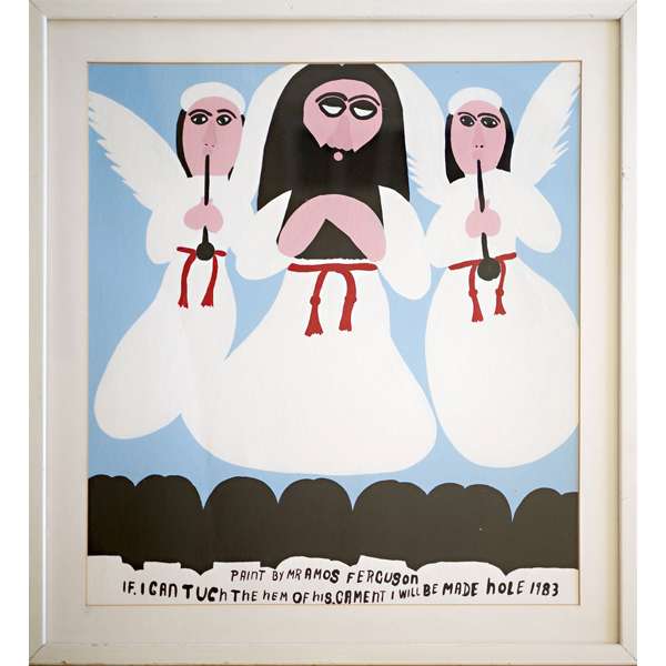 Jesus and Two Angels - SOLD