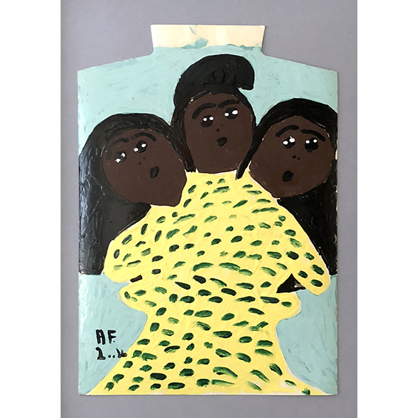 Three Headed Ladies in Yellow - SOLD