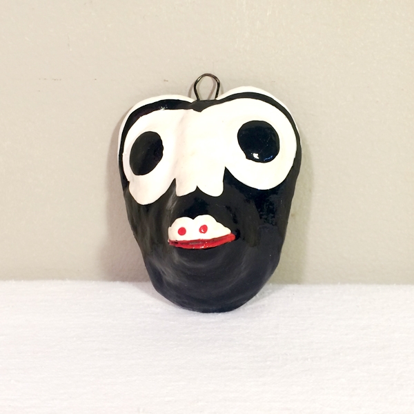 Monkey - Small Ceramic Mask by Anonymous Artist