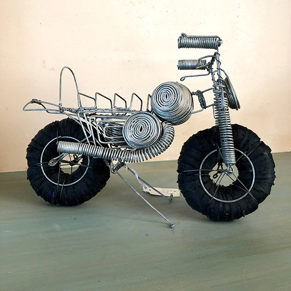 Wire Motorcycle by Anonymous Artist