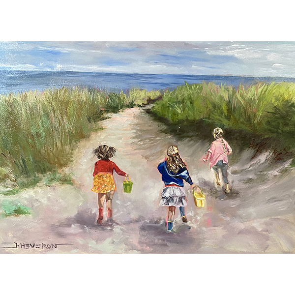 To The Beach by Jill Heveron