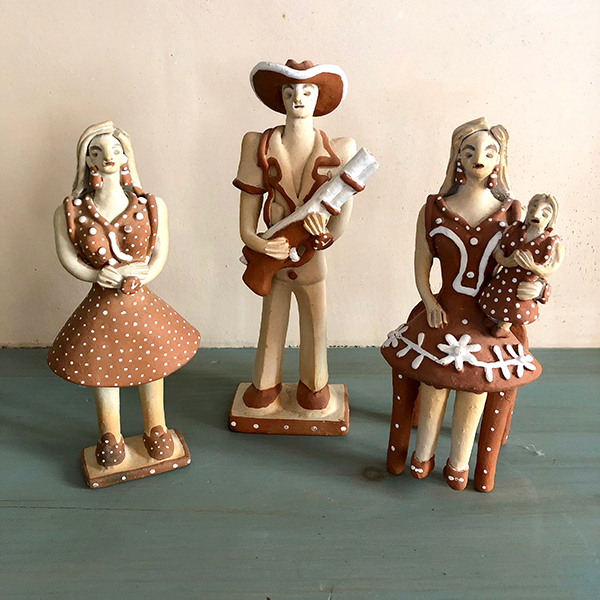 Terracotta Figure Set by Anonymous Artist