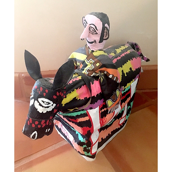 Burra (Man on Bull): Maracatu Figure from Local Celebration in Parnambuco by Joel