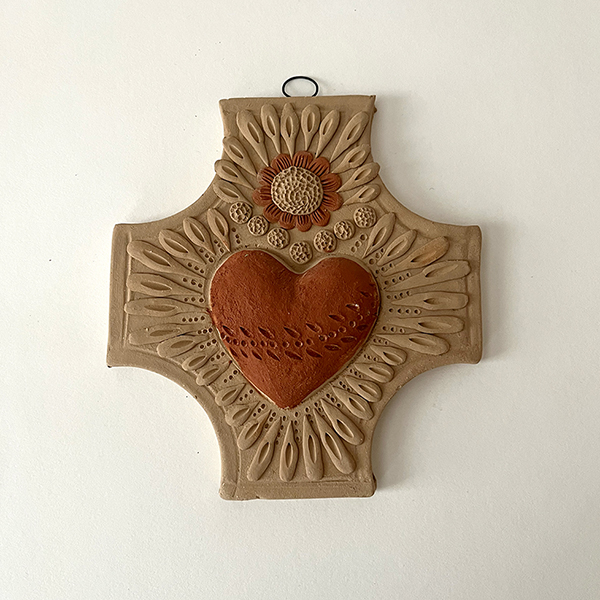 Ornament with Heart by Angelica Vasquez Cruz