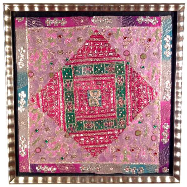 Framed Wedding Textile by by Anonymous Artist