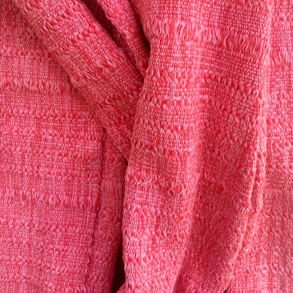 Scarf in Pink from Guatemala - Alternative View