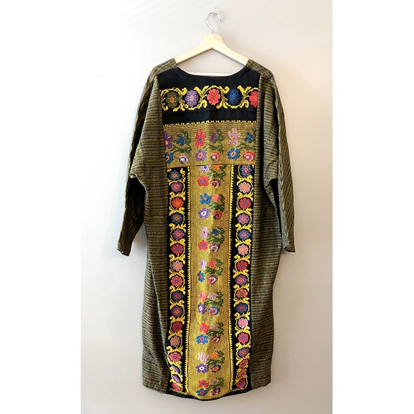 Guatemalan Coat with Bulgarian Embroidery - Detail