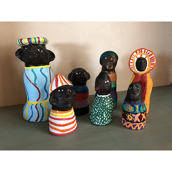 Ceramic Heads by Aliciane Saint Fleurant