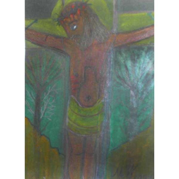 Jesus on the Cross by Marianny Wisnios