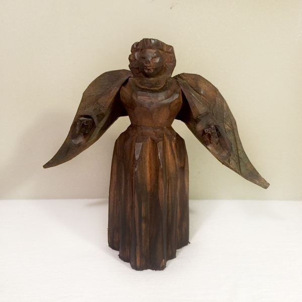 Wood Angel by Anonymous Artist