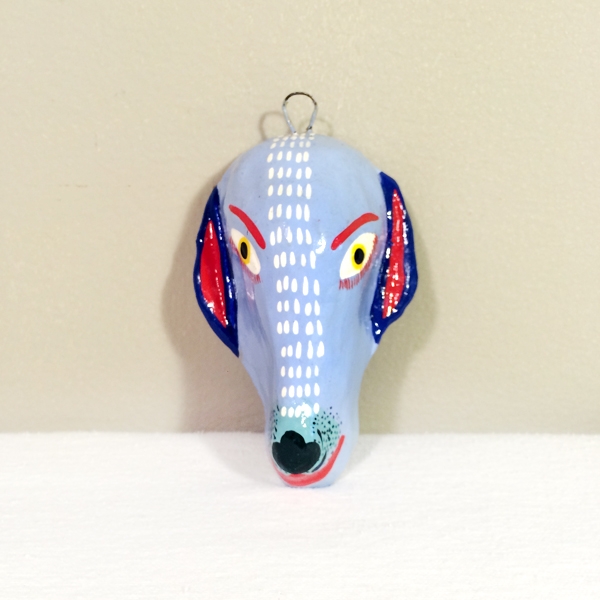Dog - Small Ceramic Mask by Anonymous Artist