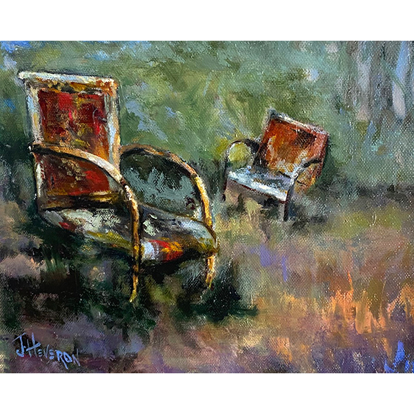 Rusted Chairs by Jill Heveron