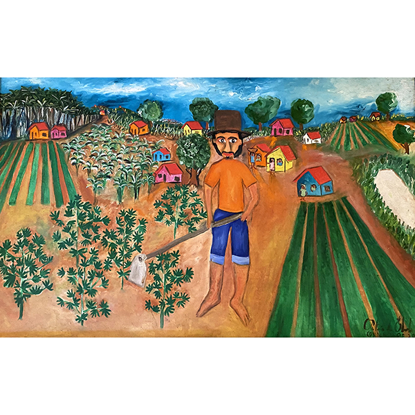 Farmer in The Field by Antonio de Olinda