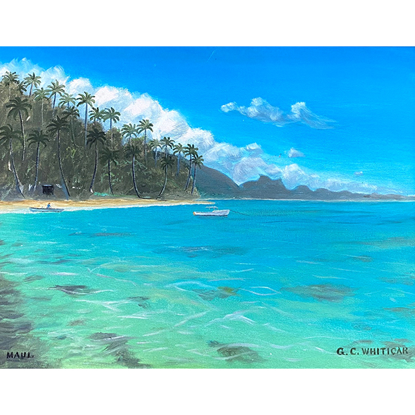Fishing in Maui by Curt Whiticar